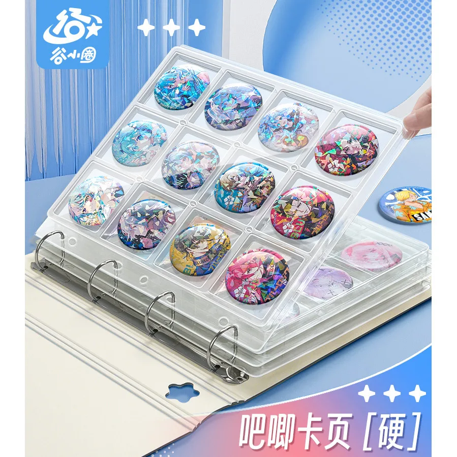 Thick Hard Plastic A4 A5 Binder Insert And Pages for Wa Jiang Badge, Gacha Pins, Trading Cards Collector Album