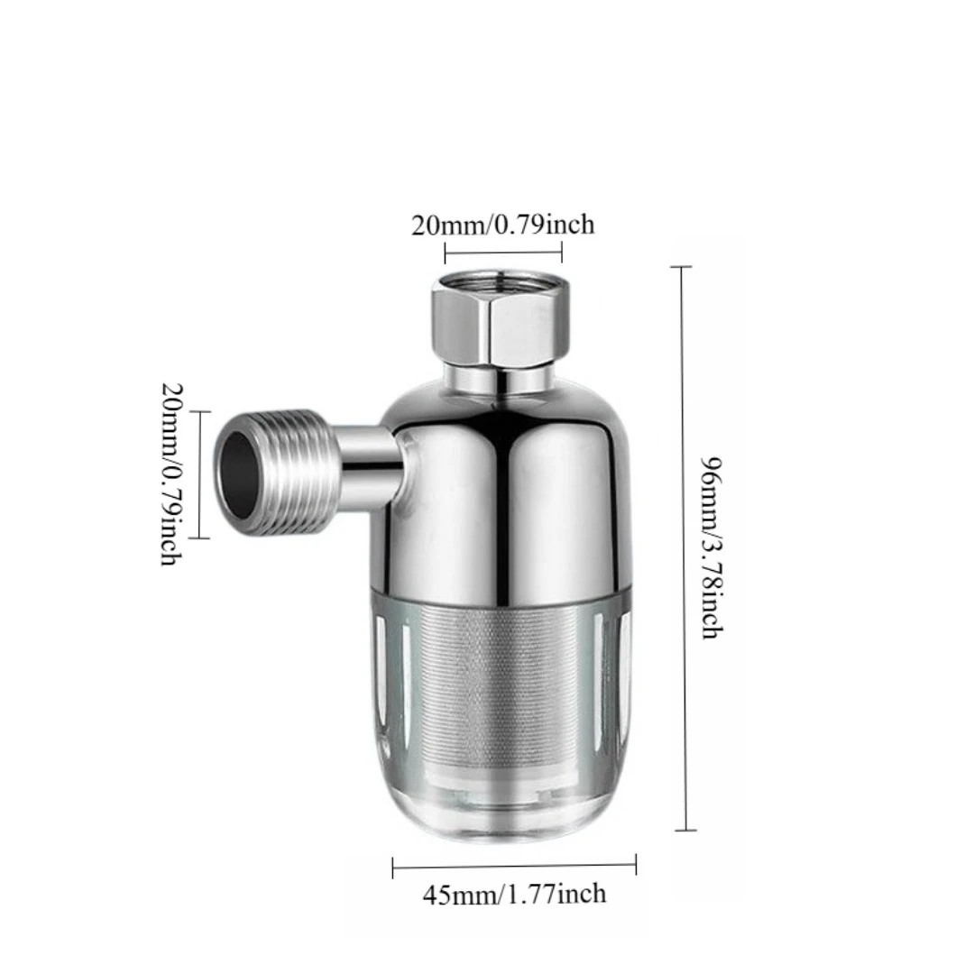 Household Water Heater Pre-filter Shower Tap Water Anti-scale Water Purification Filter Universal No-replacement Filter Element