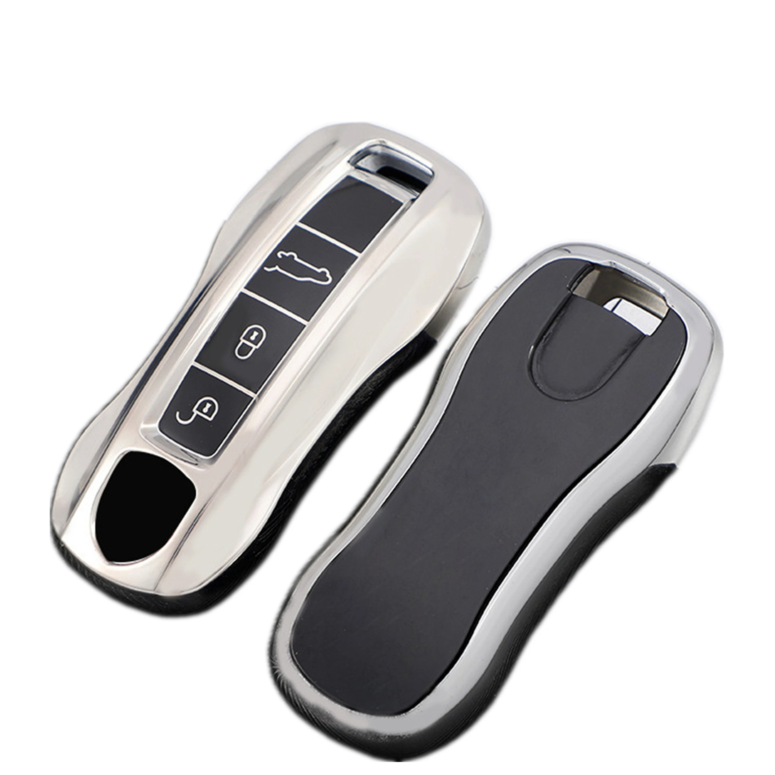 Kompatibel für Porsche Soft TPU Keycase für Cayenne 911 Panamera Auto Key Shell Case