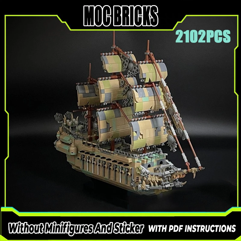 

Exquisite New Product MOC Building Blocks Movie Scene Model Pirate Ship Technology Modular Children's Toy Gift DIY Assembly Set