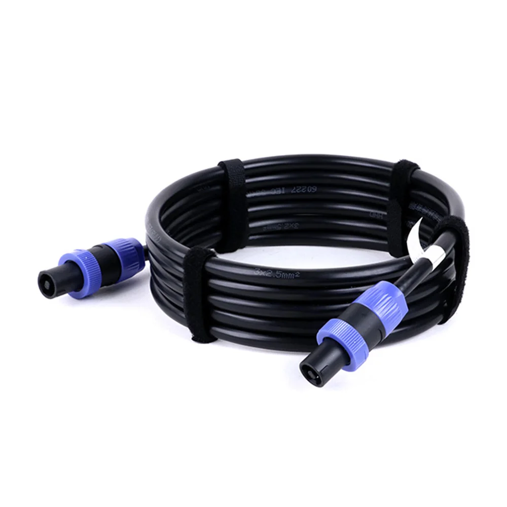 Luidsprekerverlengkabel, Speakon naar Speakon 4Pin Male naar Male Luidsprekerstekker Professionele DJ PA MIC Luidsprekerkabel met Twist Lock