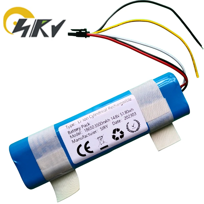 14.4V 3500mAh Battery Pack For CECOTEC CONGA 3090 3091 3092 1690 1890 2090 2290 Robot Vacuum Cleaner Accessories