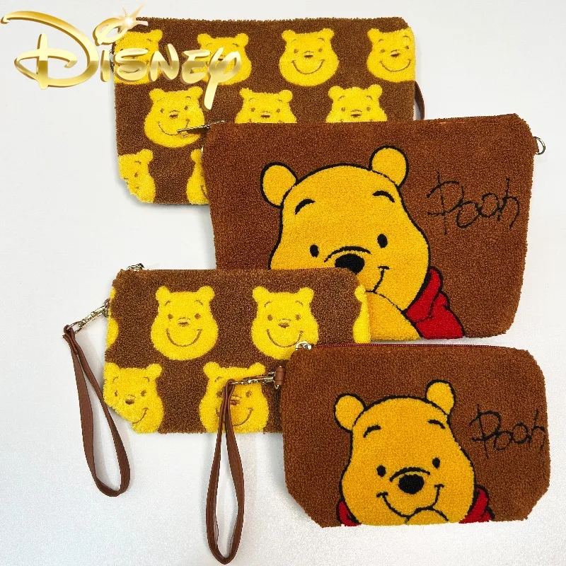 

Disney Winnie The Pooh New Fashion Plush Wallet Cartoon Embroidery Plush Women's Shoulder Bag Fashion Women's Plush Women's Bag