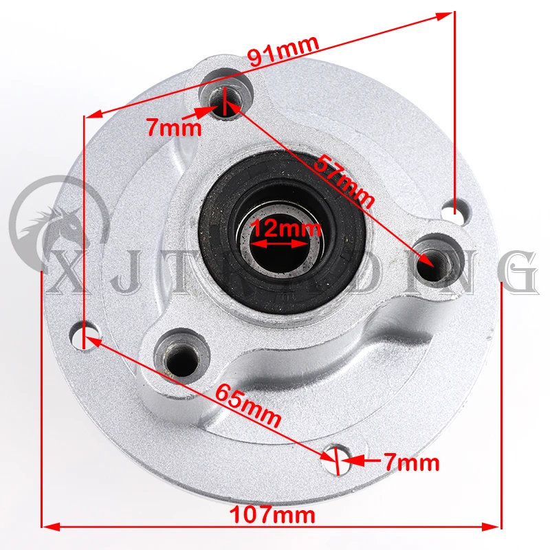 High quality Motorcycle CNC Aluminum alloy Front Rear Wheel Rim Hub For HONDA Monkey Z50 Z50J Disc Disk Brake Motor Accessories