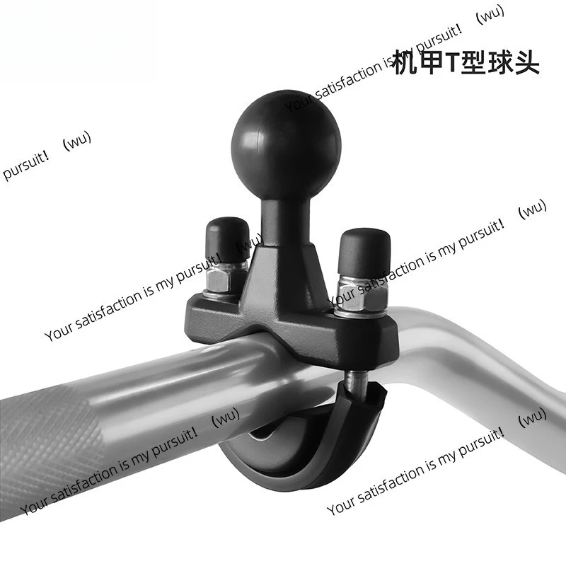 Motorcycle tubular fixed base accessories U-bolt handlebar installation Mecha T-ball head