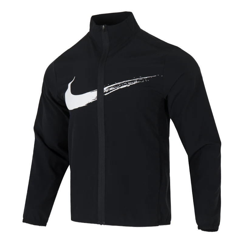 

Nike Jacket Men's Sports Casual Wear Fitness Running Morning Exercise Woven Windproof Stand Collar Jacket Hv0395-010