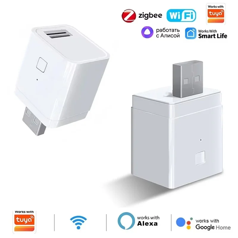 Smart Micro USB Adaptor Mini USB Power Adaptor Smart Home Works With Alexa Google Alice For Home Automation Timing Charge Plug