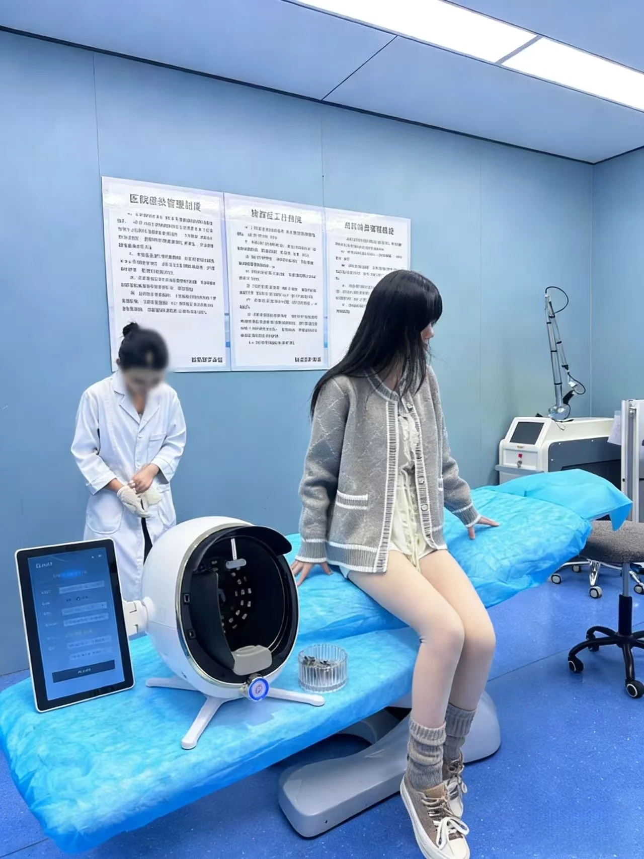 

3D-сканер кожи: анализатор-монитор для лица, аппарат для тестирования и диагностики, камера для анализа состояния кожи, косметологический аппарат