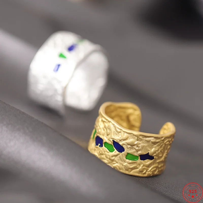 

Женское кольцо из серебра S925 пробы, с имитацией вогнутой и выпуклой поверхности