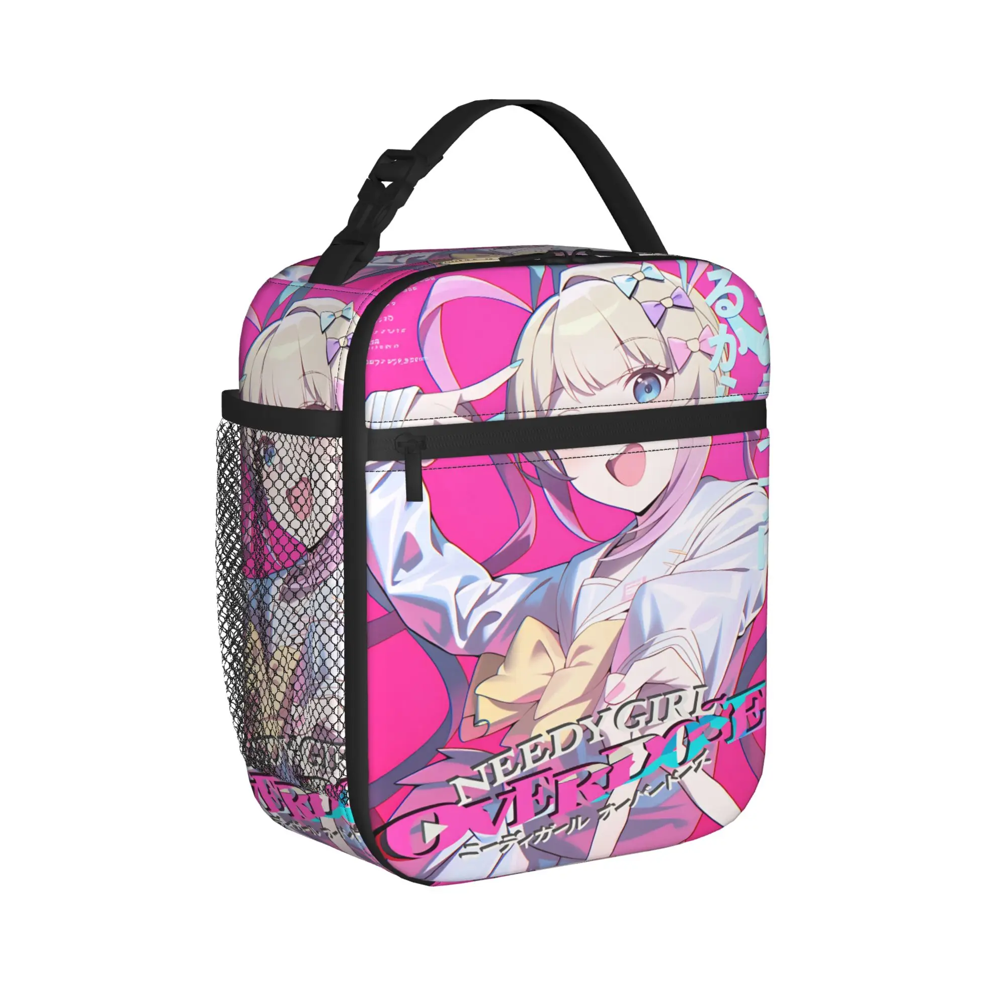 Needy Streamer Overload Kangel Lunch Bag  Outdoor Picnic Lunch Box For Women Leisure Graphic Design Thermal Lunch Bags