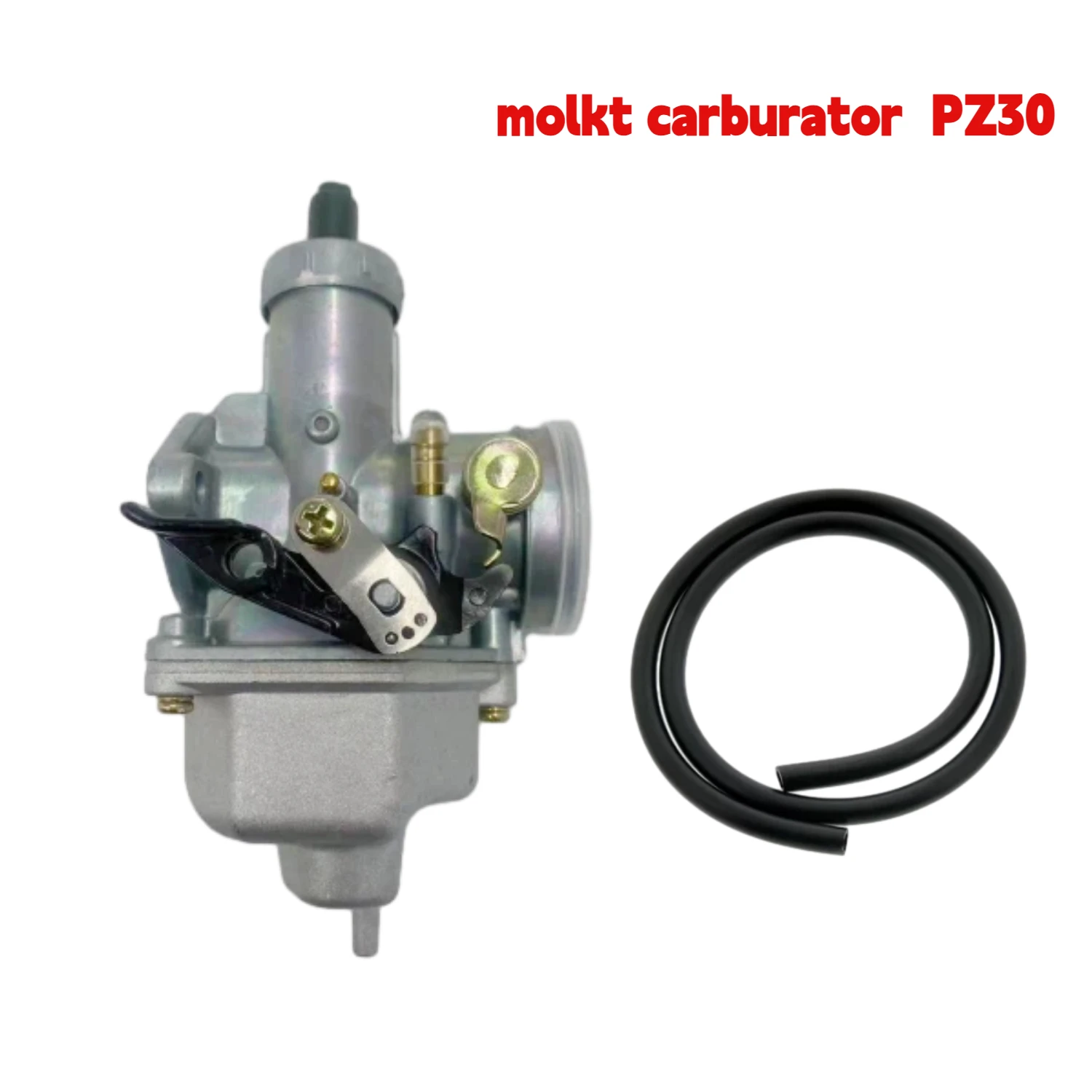 

MOLKT PZ30 30mm Carburetor Fits CG200 CG250 200-250cc Dirt Bike Pit Bike ATV Quad 4-Stroke Motorcycle Replacement Carb Parts
