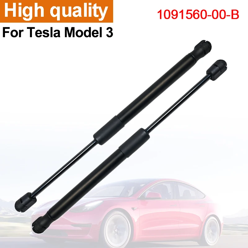Tesla Model 3 용 1pc/2pcs 뒷 트렁크 뚜껑 가스 스트럿 지원 충격 1091560-00-B 뒷문 트렁크 스트럿 댐퍼 교체 부품