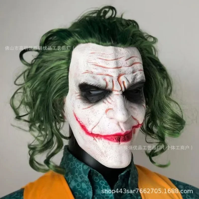 NEW2025 Halloween drôle Clown Clown COS classique horreur masque complet Costumes effrayants accessoires de Cosplay