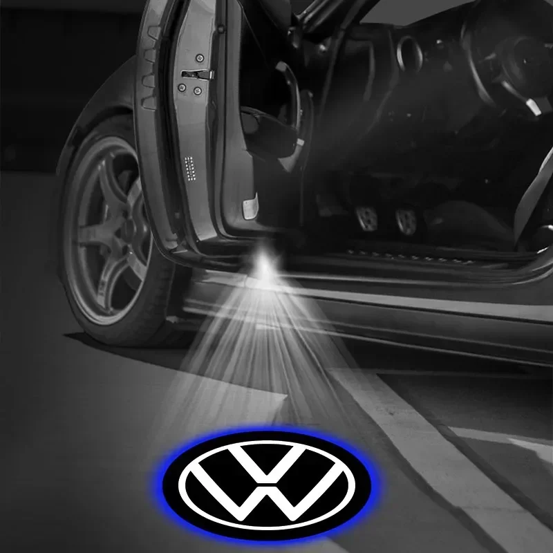 2 Stück Auto-Tür-Emblem-Logo-Projektorlampen, Willkommens-LED-Licht für VW Scirocco, POLO, Tiguan, Passat B5, B6, B7, Golf, EOS, Jetta MK6 – Detail 15
