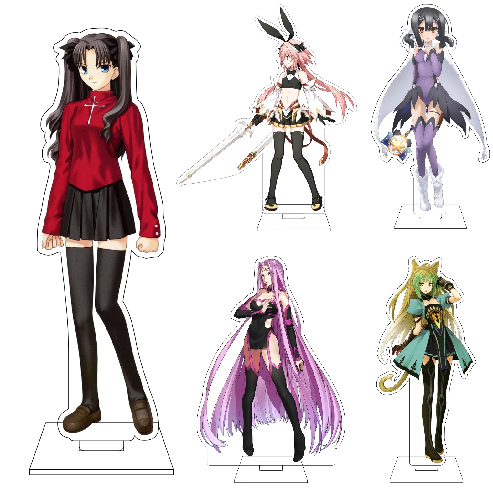 Figura Acrílica de 16 cm de Anime Fate/stay night, Base de Exhibición para Cosplay, Emiya Kiritsugu, Ryuudou Issei, Ayako, Mitsuzuri, Adornos, Regalos
