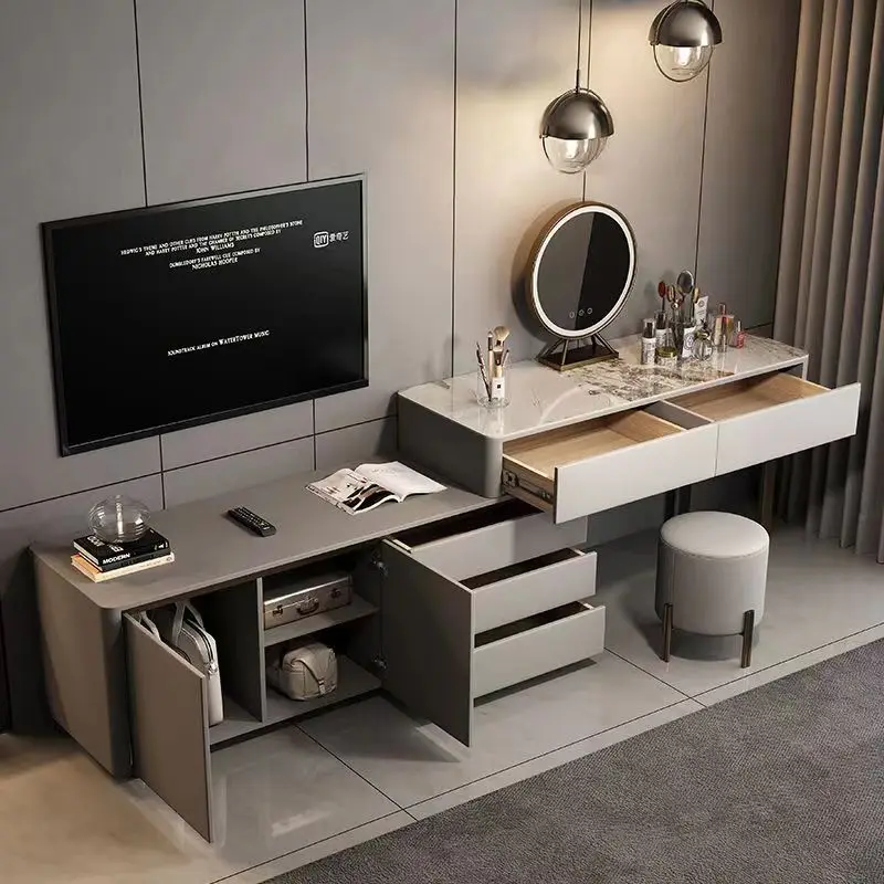 Luxury Dressing Table Drawer Nordic Bedroom Design Luxury Dressing Table Classic Multifunctional Coiffeuse De Chambre Decor