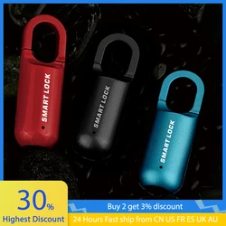 Mini Fingerprint Padlock Smart Touch Fingerprint Door Lock USB Keyless Anti Theft Lock For Travel Case Drawer Cabinet Lock