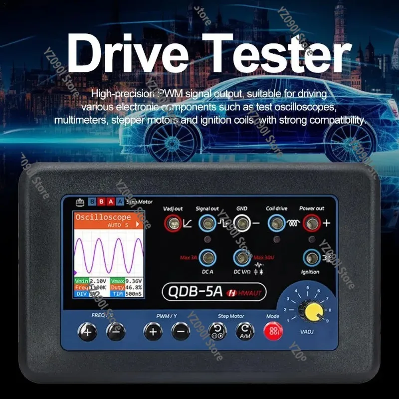Multifunctional Car Tester, Ignition Injector Simulator Step Motor Driver Diagnostic Device