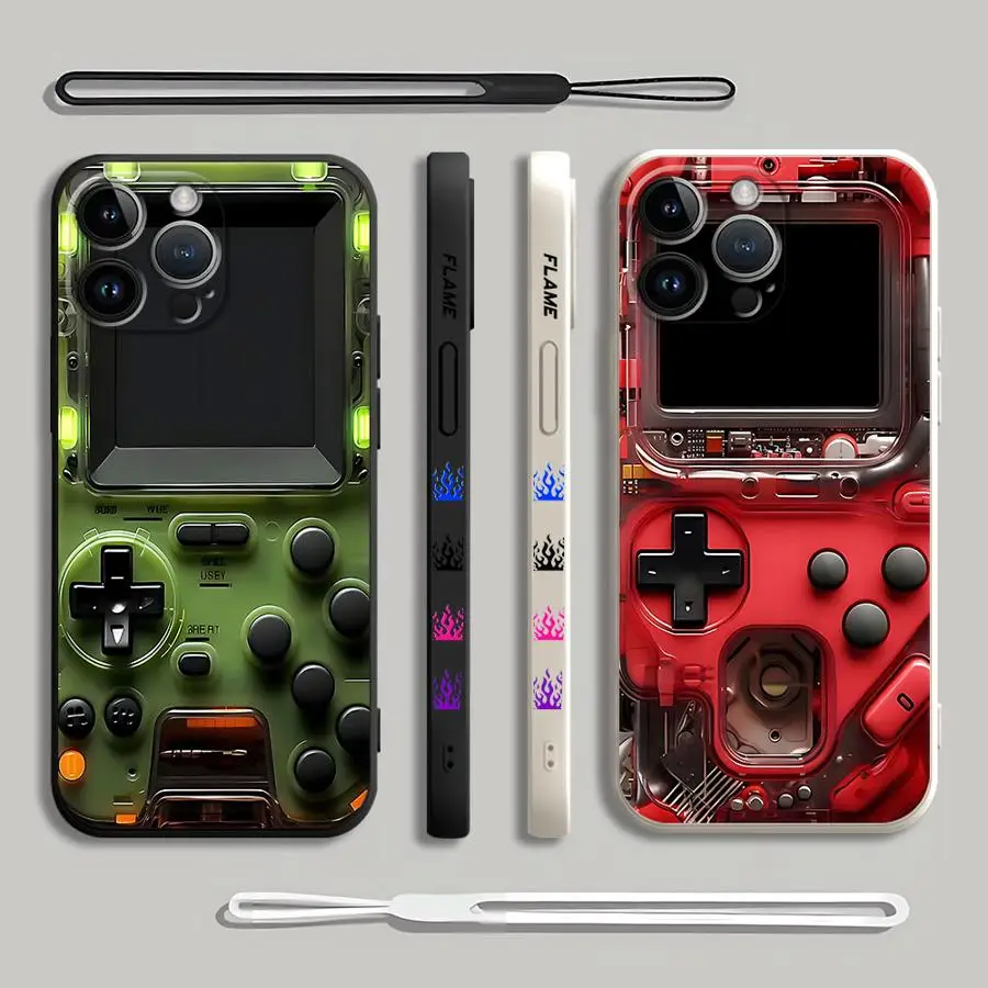 حافظة لهاتف آيفون 11 12 13 14 15 16 Pro Max XR XS 7 8 SE 15 Plus 13 غطاء صغير