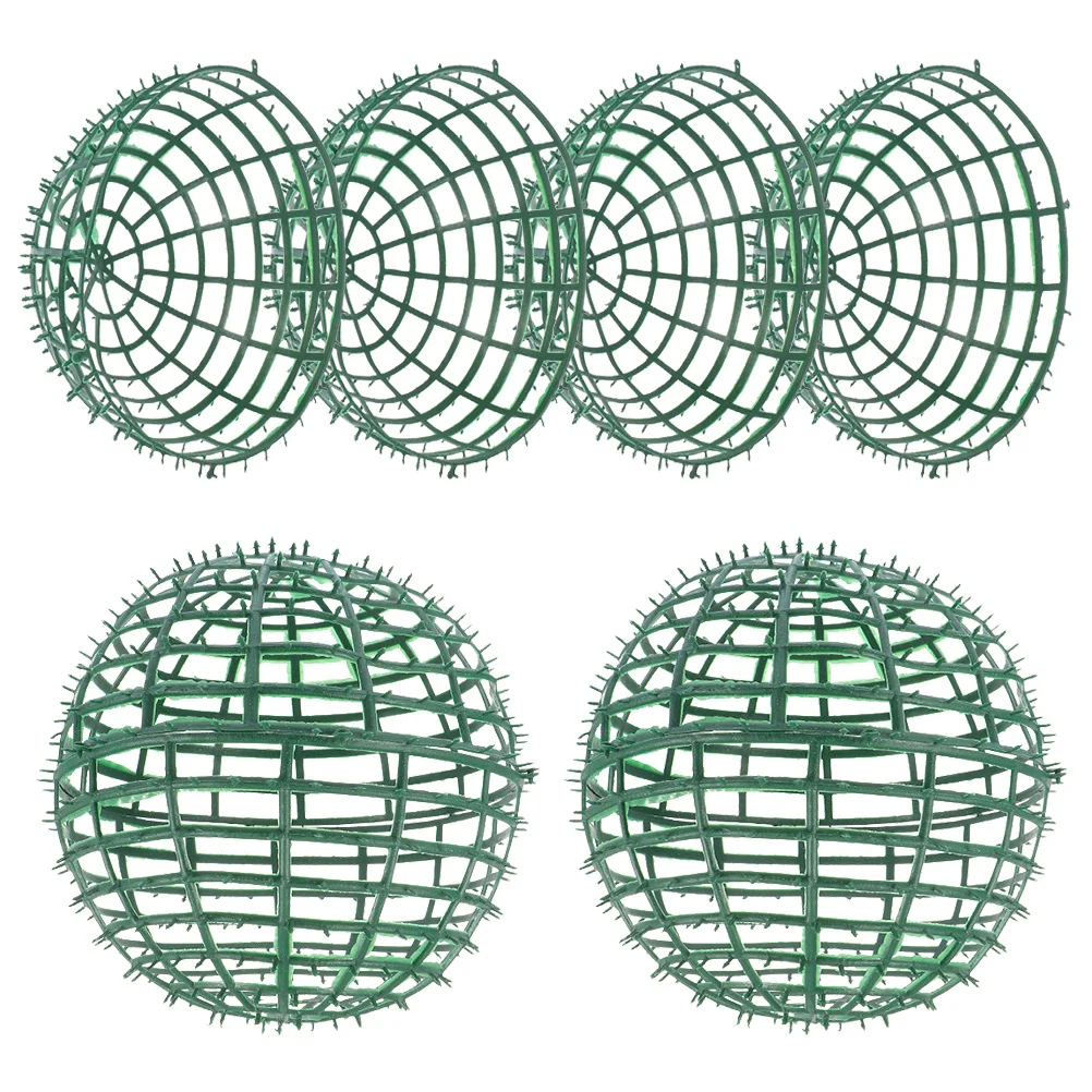 

4pcs Grass Ball Frame Reusable Plastic Plant Ball Support Cage For Wedding Party Diy Flower Arrangement Topiary Frames Garden