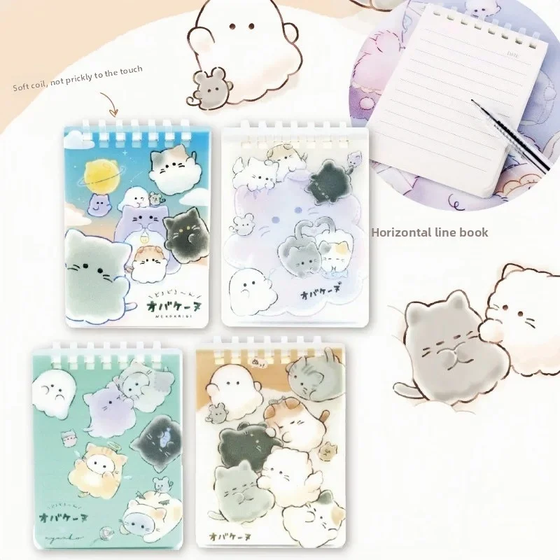 mini-caderno-a7-com-desenhos-animados-caderno-pequeno-kawaii-portatil-bloco-de-notas-pequeno-a-prova-d'agua-material-escolar-e-de-escritorio
