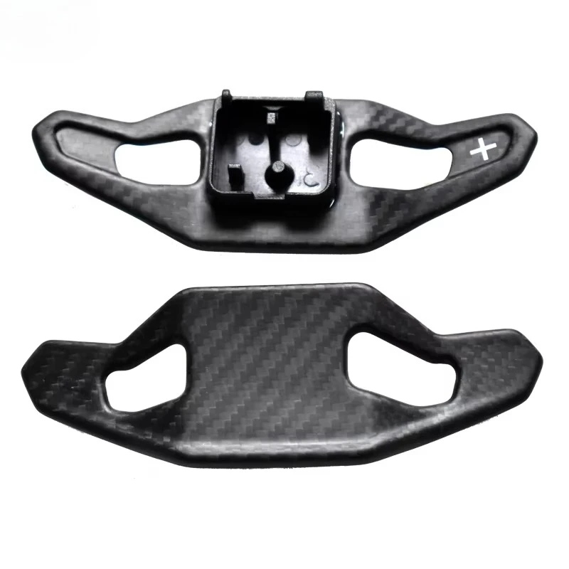 Matte Carbon Fiber DSG Shift Paddle Replace for A3 C7 C8 RS7 S4 R8 B9 Steering Wheel
