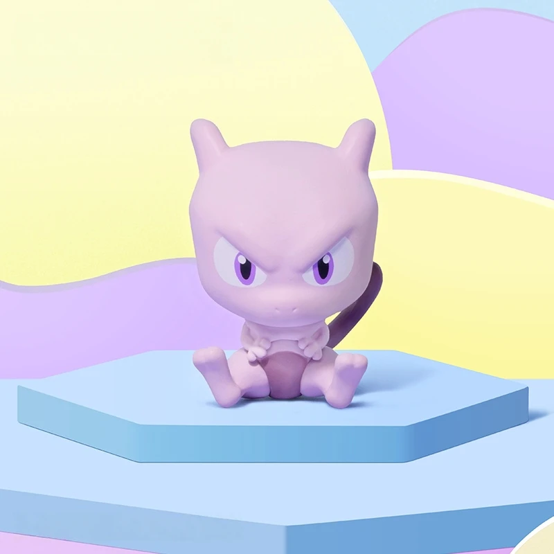 Pokemon Anime Poke Ball Actionfiguren Minipuppen von Dragonite Sylveon Gengar Vulpix von echtem Originalmodell Ornament Spielzeug Geschenk
