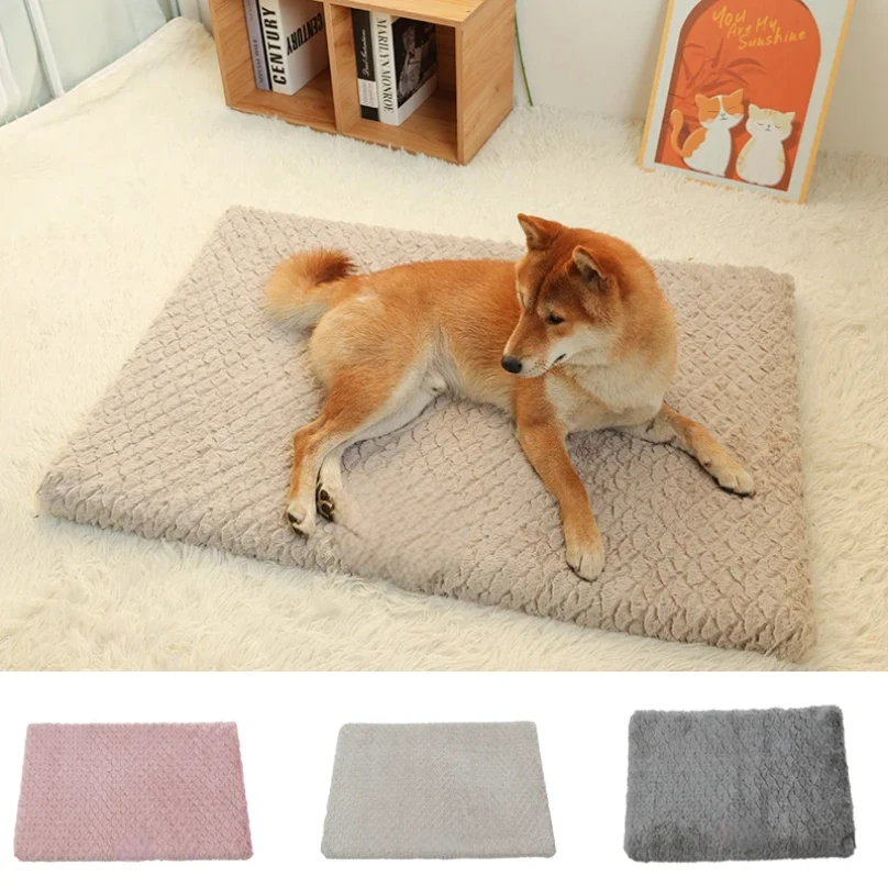 

3D Foam Pet Bed With Removable Washable Faux Fur Cover Orthopedic Waterproof Dog Bed For Crate Anti-Slip Bottom Dog Bed Retail