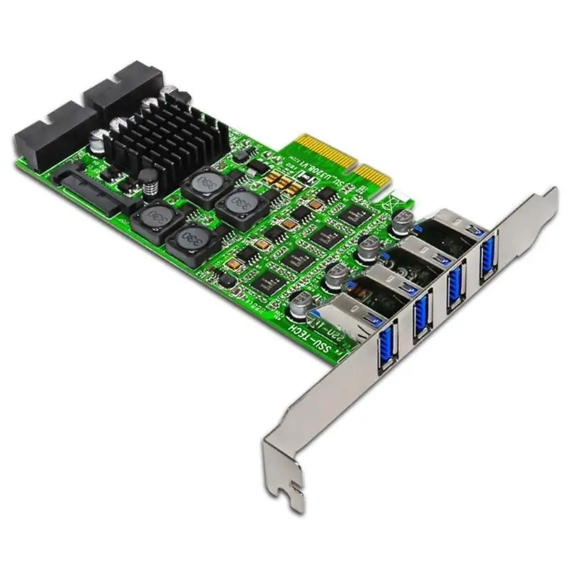 R53C PCI-E to USB PCI for Express Expansion Card Super Speed Up to 100M/S PCIE