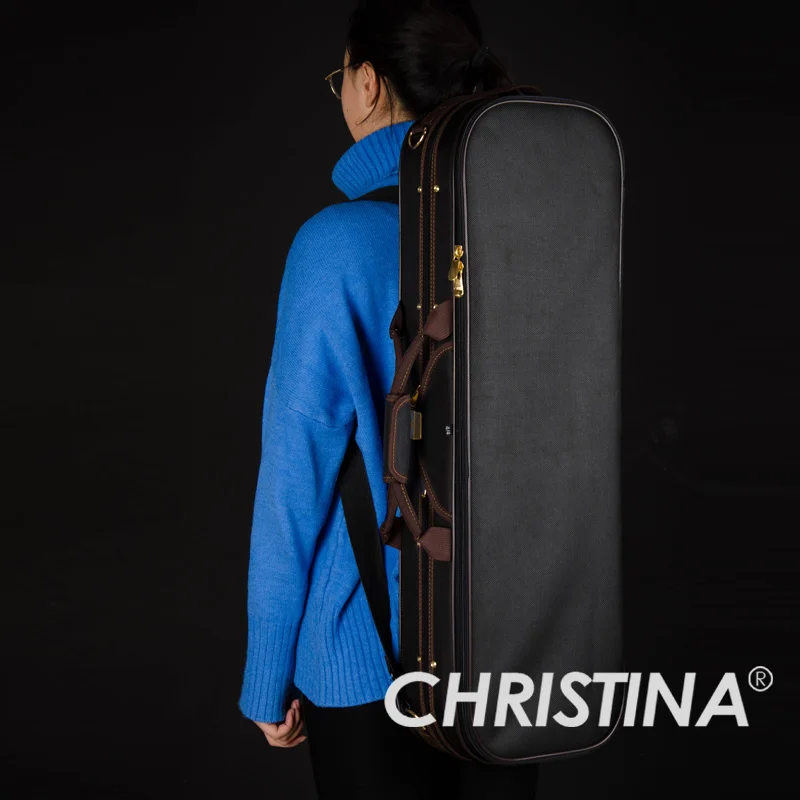 

Водонепроницаемый холщовый футляр для скрипки CHRISTINA. Доступен размер 1/8-4/4. Фланелевая подкладка с замком на ключ. Двойные лямки (VB60).