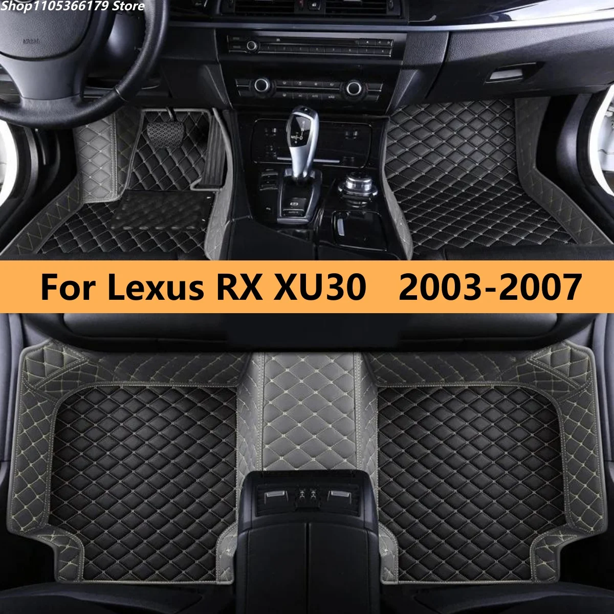 

Автомобильные коврики на заказ для Lexus RX XU30 2003-2007 годов, аксессуары для салона автомобиля, для мужчин и женщин