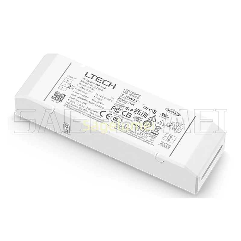 NFC CC DALI DT6 Led Driver 12W 100-500mA 20W 100-700mA 30W 200m-800mA 40W 300mA-1050mA LTECH Dimming Driver Lighting Transformer