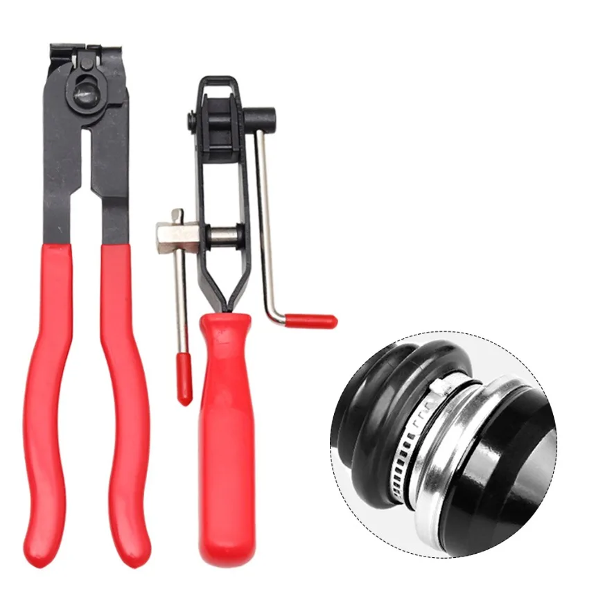 CV Joint Boot Clamp Pliers Ear Clamps Plierss Small/Large CV Boot Clamps CV Clamp Tool Drive Shaft Clamp Fit for Most Cars 1PC