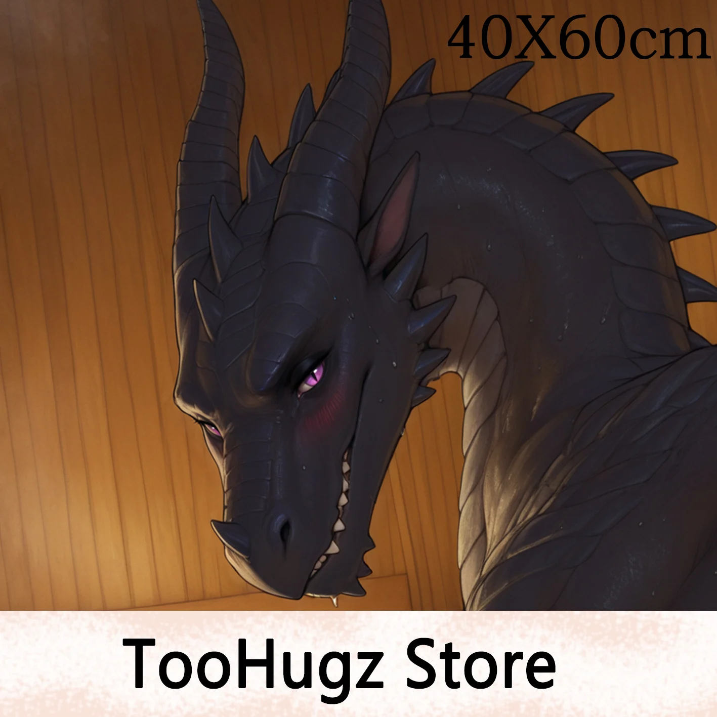 Male Dragon Furry Anime Animal Pillow Cover Anthropomorphic Cartoon Character 40x60cm Sofa Bedding
