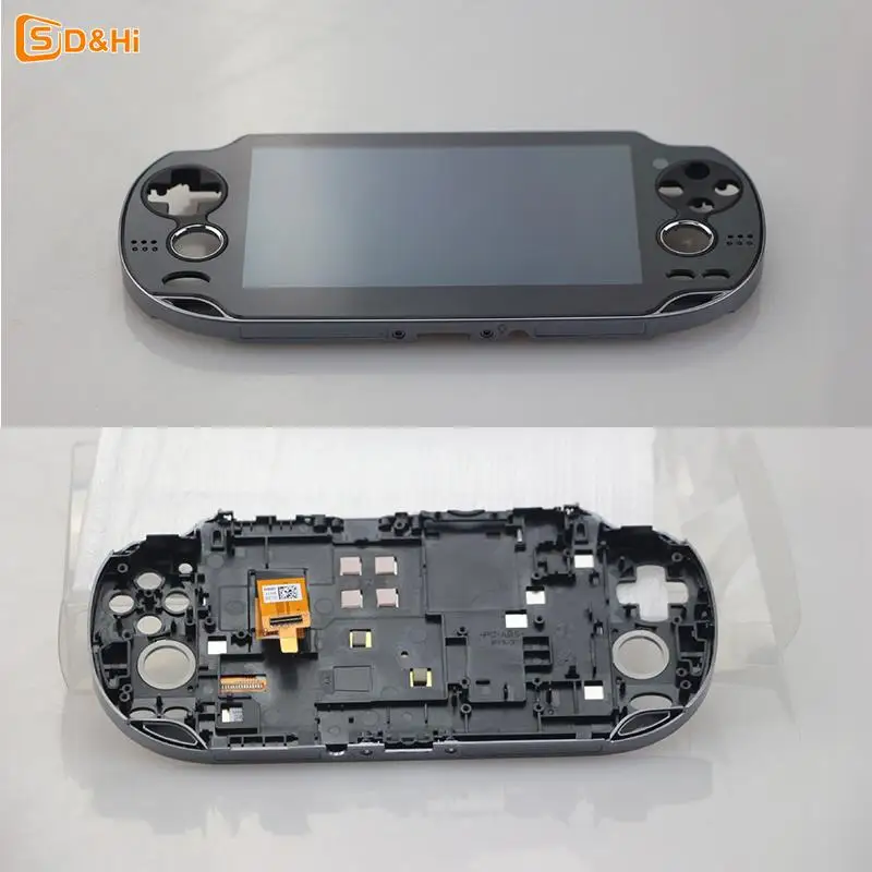 Original Oled LCD For PS Vita 1000 LCD Screen Display With Touch Screen Assembly With Frame Replair Accessories For PS Vita