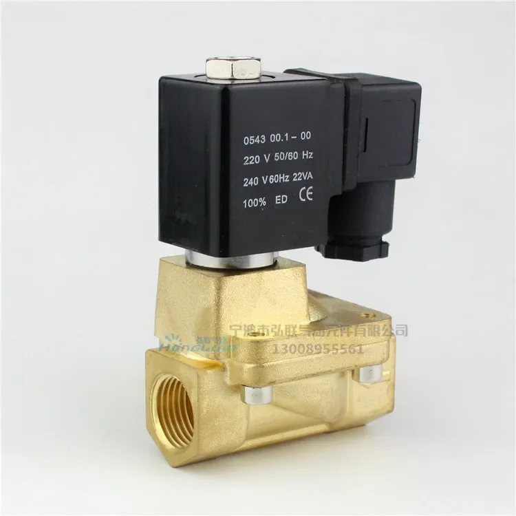 High pressure solenoid valve PU225-04A 06 08 Water valve Air valve 4 minutes 6 minutes 1 inch 220V 24V