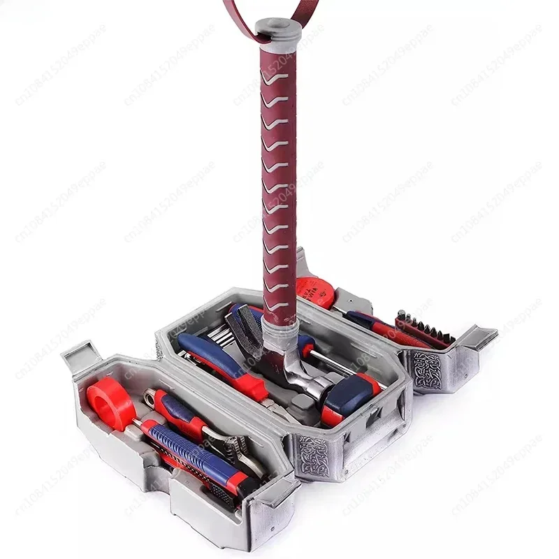 Thor Hammer Toolbox, Household Multifunctional Hardware Combination Tool Set, Electrician Special Vehicle Repairer