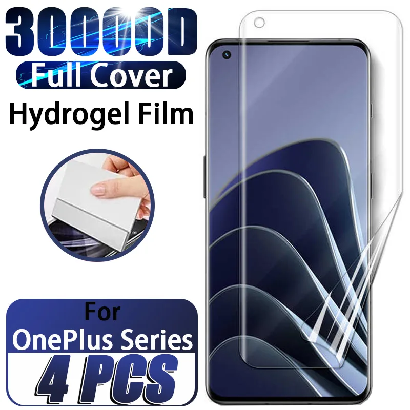 Protector de pantalla HD para móvil, película de cobertura completa para OnePlus 12, 11, 8, 9, 10 Pro, 10T, ace2, ACE 2, 7, 7T Pro, 9R, 9RT, 8T,