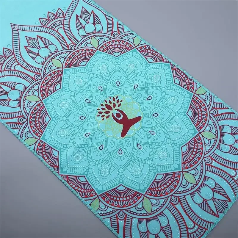 جديد اليوغا بطانية منشفة اليوغا قاعة اليوغا التجفيف السريع منشفة اللياقة البدنية منشفة الطباعة الرياضة السفر التجفيف السريع المضادة للانزلاق بيلاتيس