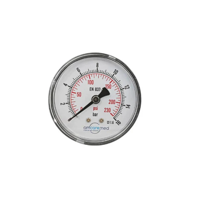 2025/Hot-selling Pressure Gauge, Radial Brass Base, 0-230PSI,Positive pressure gauge