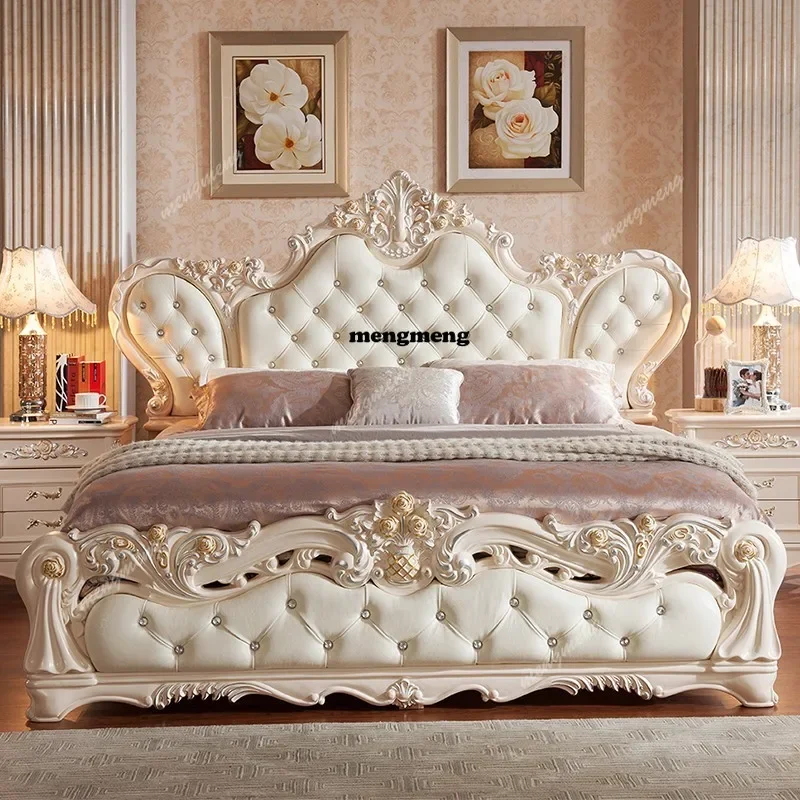 

New arrive Nordic elegant double bed 180x200cm Modern minimalist luxury design bedroom beds home comfortable camas de dormitorio