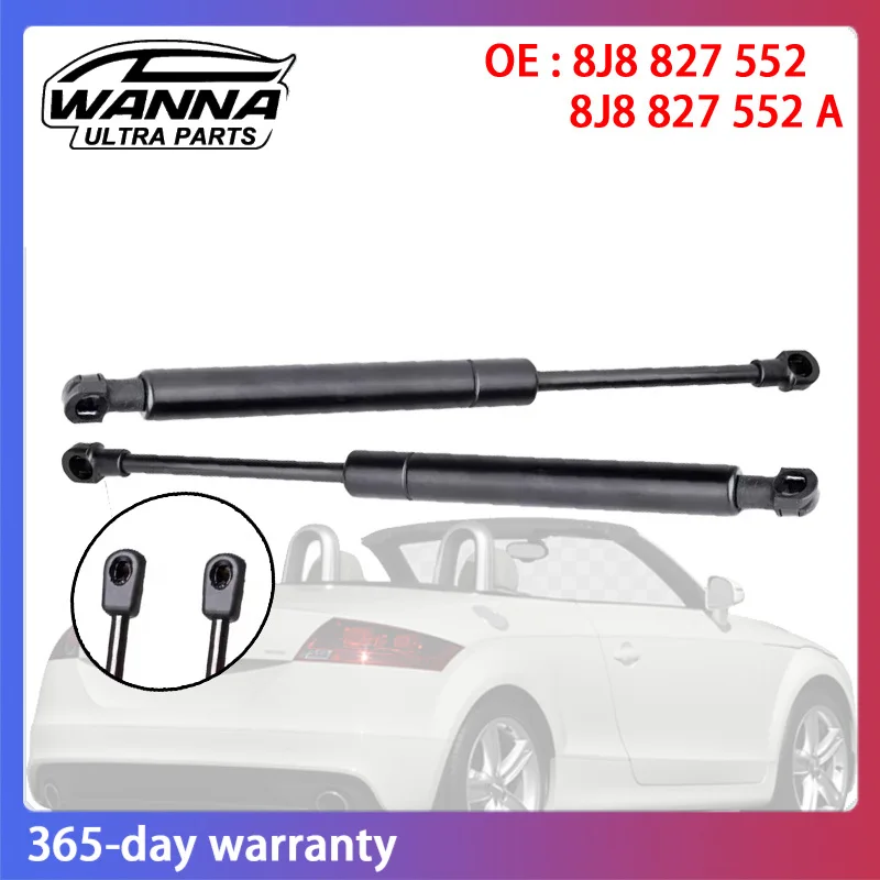 

OE Quality 8J8827552 8J8827552A Rear Tailgate Boot Gas Struts Liftgate With Gas Springs for Audi TT 2007 2008 2009 2010 2013