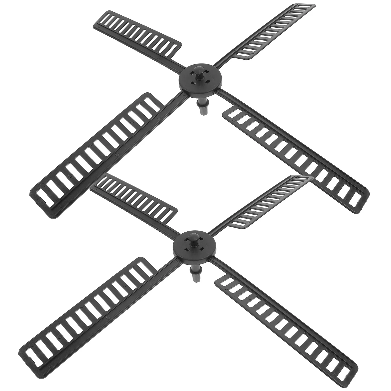 

2 Sets Solar Windmill Lighthouse Accessories 20 5x20 5cm Garden Yard Plastic Blades Fade Resistant Outdoor Waterproof Decorative