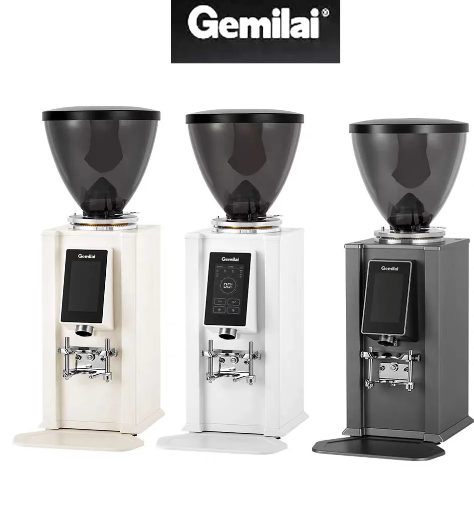 

Gemilai Coffee Grinder G9026A Electric Blade,Electronic Touch Cont Coffee Grinder Stainless Steel for Hotels and Outdoor,Capacit