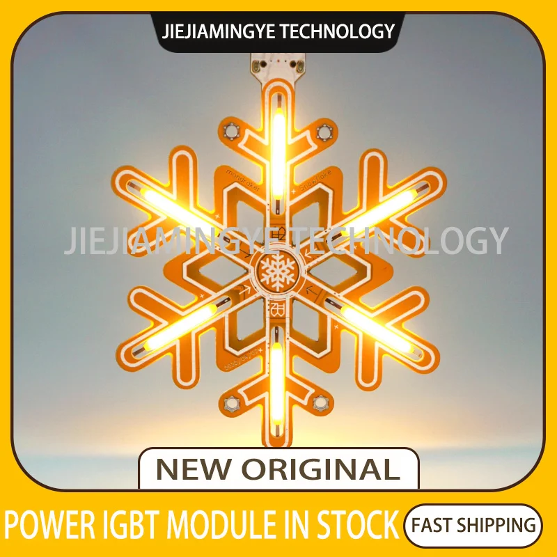 NEW Snowflake lamp touch infinite dimming Christmas decoration romantic atmosphere crafts LED open source electronic DIY