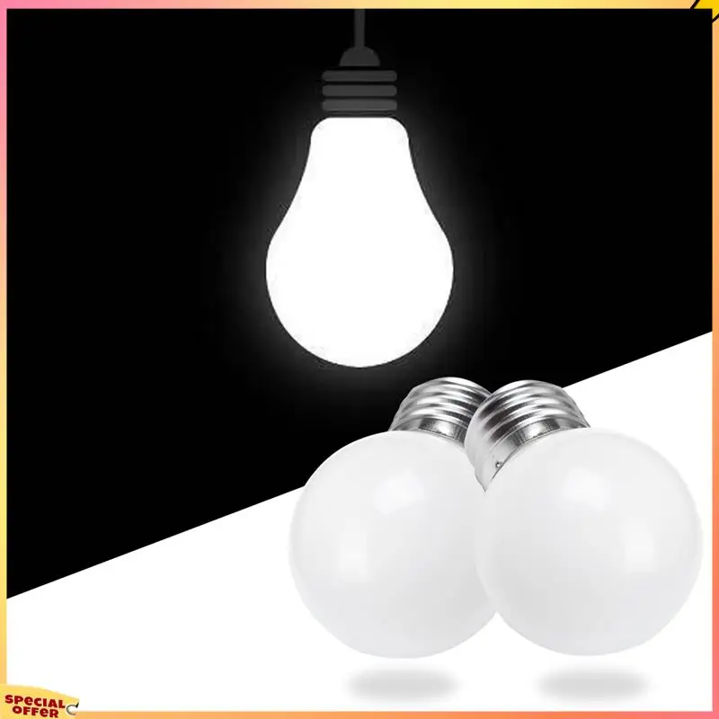 ABFI 20 piezas E27 0,5 W AC220V lámpara incandescente blanca bombilla decoración lámpara