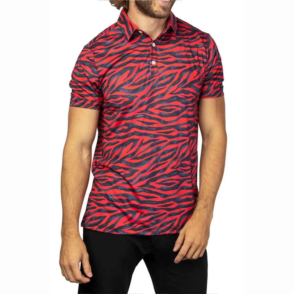 Golf Shirts Men Wear Summer Apparel Outdoor Casual Golf Table Tennis Feather Tennis Polo Fast Breathable Shirts