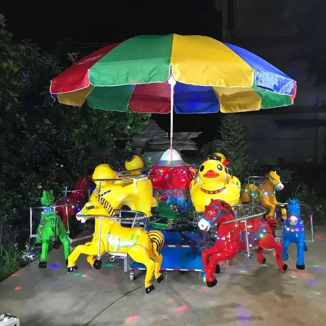 스톨 스윙 스퀘어 전기 놀이 장비, 야외 회전 및 리프팅 트로이 목마