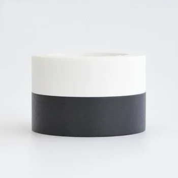 10M Zwart-wit Stijl Washi Tape Lijm DIY Scrapbooking Sticker Label Afplakband schoolkantoorbenodigdheden