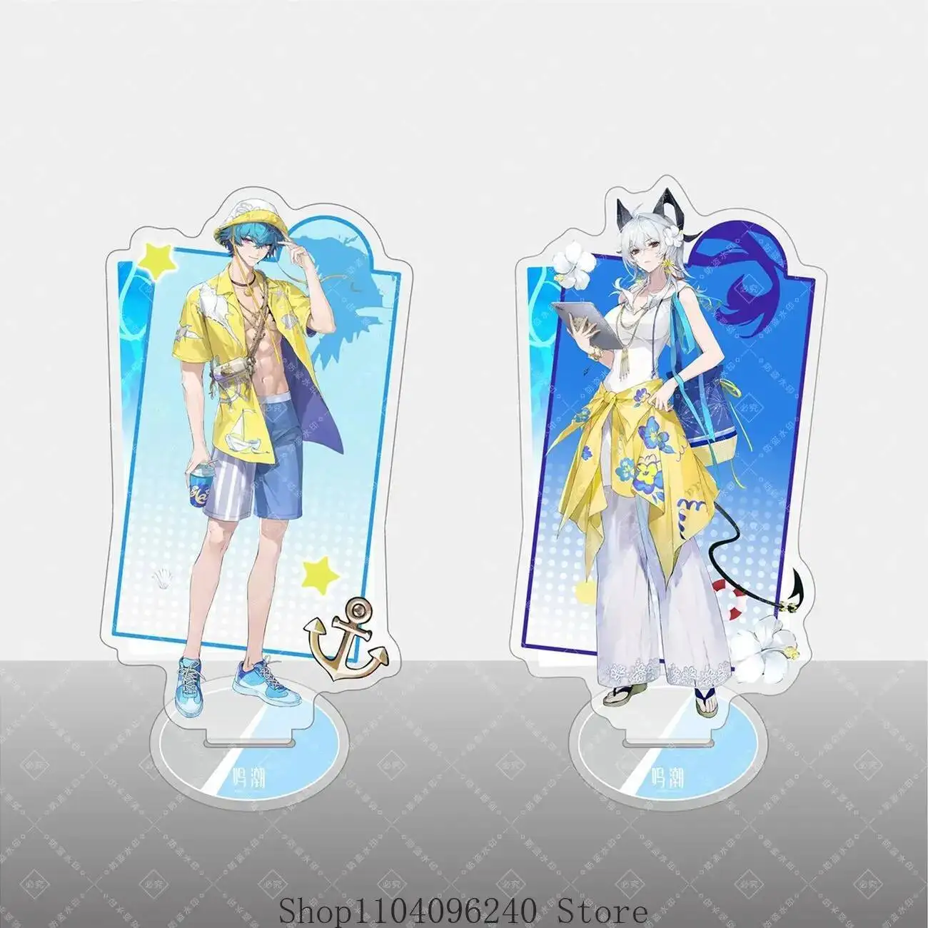 

Anime GAME Wuthering Waves Zani Brant Cantarella Phoebe Anime Figure Acrylic Stand Model Plate Desk Decor Standing Sign Desktop